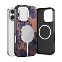Husa TECH-PROTECT Apple iPhone 16 Pro Max Lamano Velvet Night Negru