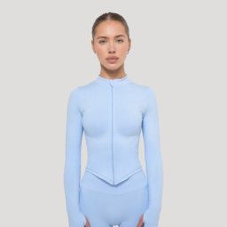 GymBeam Top sport pentru femei Luma Baby Blue XL