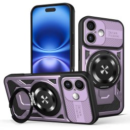 Husa de protectie Techsuit RuggedCam compatibil cu iPhone 16, Mov