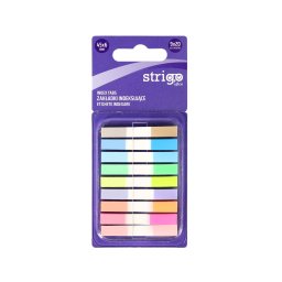 Etichete Indexare Strigo adezive, 9x20 file mix culori, 45x6 mm SSN021