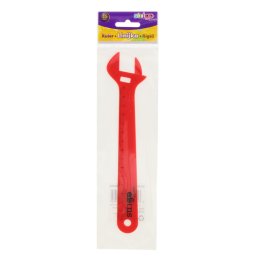 Rigla Strigo plastic Cheie Franceza, 15 cm