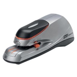 Capsator electric Rapid OPTIMA, cu adaptor, 20 coli, cutie, 1000 capse Optima 56 incluse, argintiu