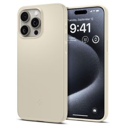 Husa Husa pentru iPhone 15 Pro - Thin Fit - Mute Beige