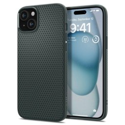 Husa Husa pentru Apple iPhone 15, Spigen, Liquid Air, Verde ACS06792