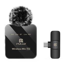 Microfon Wireless Lavalier Microphone PULUZ PU648B (USB-C)