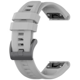 Curea pentru Garmin Fenix 5/5 Plus 6/6 Pro/7/Forerunner 935/945/955/Approach S60/S62 - Techsuit Watchband QuickFit 22mm (W060) - Gray