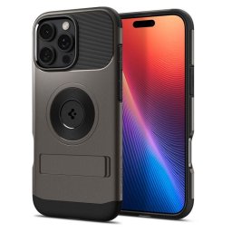 Husa Spigen Slim Armor MagSafe, gunmetal - iPhone 16 Pro