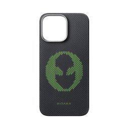 Husa Pitaka x Aries Tactile Woven Case, Alien - iPhone 16 Pro
