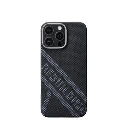 Husa Pitaka Tactile Woven Case, Re-TROS Rebuilding - iPhone 16 Pro