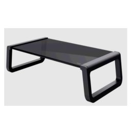 TRUST MONTA GLASS MONITOR STAND BLK