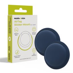 Airtag Sticker Mount A2 2 pack - Accesoriu AirTag - Set (mai multe piese) - culoare Albastru