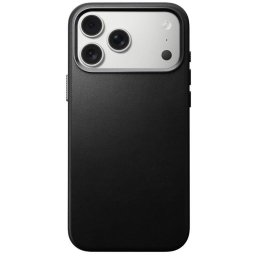 Husa piele Nomad Traditional Leather Case pentru iPhone 17 Pro Max, culoare negru