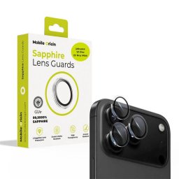 Protecție cameră Mobile Origin camera Sapphire Lens Guards 17 / 17 Max pentru iPhone 17 Pro / 17 Pro Max, transparenta – Transparent