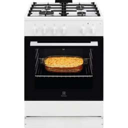 Aragaz Electrolux LKG604014W Aragaz Gaz, 60 cm, 4 arzatoare, 59 L, Alb