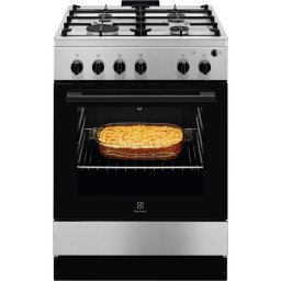 Aragaz Electrolux LKG604013X Aragaz Gaz, 60 cm, 4 arz., Inox Antiamprenta