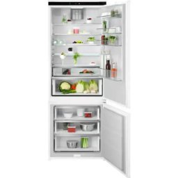 Aparate Frigorifice Combina frigorifica incorporabila AEG NSC7P751ES, 376 l, Clasa E, No Frost, WiFi, CustomFlex, H 189 cm, Inox