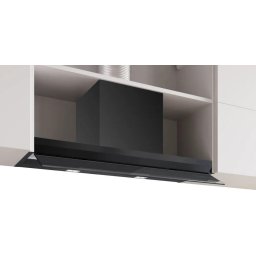 Hota Hota de Bucatarie, 90 cm, 699 m³/h, 3 Trepte + Intensiv, Filtru Aluminiu, Iluminare LED, 57 dB, Negru