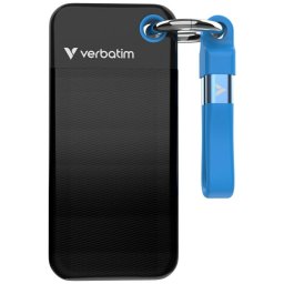 SSD Extern 256 GB USB 3.2 Gen 2 "32416" - Citire 1000 MB/s, Scriere 1000 MB/s, 10 Gbps, Negru/Albastru