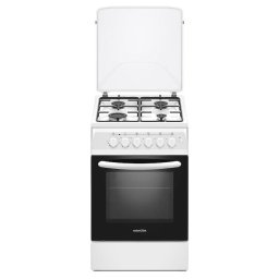 Aragaz NobeLTek Cooking NLT 5604A/E1 Aragaz Mixt, 50 cm, 4 arz., Alb