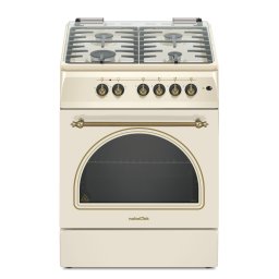 Aragaz NobeLTek Cooking NLT 6604RB/FE1 Aragaz Mixt, 60 cm, 4 arz., Bej