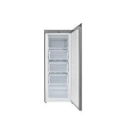 Aparate Frigorifice Congelator vertical Daewoo FZ-160MEX, 160 l, Clasa E, 5 sertare, H 143.5 cm, Inox