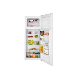 Aparate Frigorifice Frigider cu doua uis Daewoo DTS-207MEW, 204 l, Clasa E, Congelator sus, H 143 cm, Alb