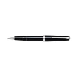 Stilouri Stilou Falcon Pilot varf extrafin penita din aur alb corp negru Stilou Falcon Negru Vf.Extrafin Aur Alb Pilot