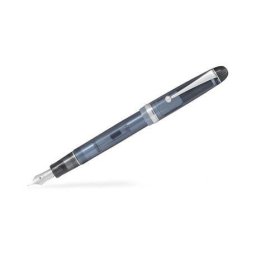 Stilouri Stilou Custom 74 Pilot varf fin corp bleumarin transparent
