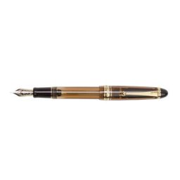 Stilouri Stilou Custom 823 Pilot varf mediu corp maro transparent Stilou Pilot Custom 823 Maro Transparent