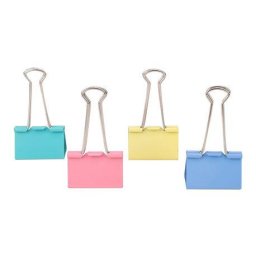 Accesorii birotica Clips hartie 51 mm color 12 buc/cut plastic Deli