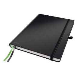 Caiet de birou Leitz Complete, coperta dura, A4, 80 coli, dictando, negru
