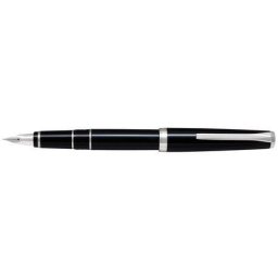 Stilouri Stilou Falcon Rhodium Pilot varf fin corp negru Stilou Falcon Rhodium varf fin negru