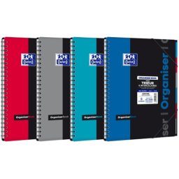 Caiet A4+ 80 file spira matematica Stud organiser Oxford diverse culori