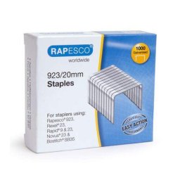 Accesorii birotica Capse 23/20 Rapesco 100 bucati/cutie Capse 23/20 Rapesco 1000 bucati/cutie