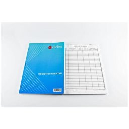 Accesorii birotica Registru inventar A4 hartie offset 100 file/carnet coperta carton 300 g/mp