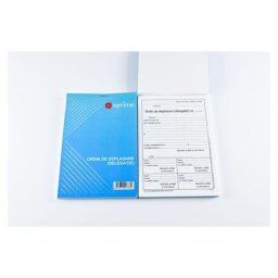 Accesorii birotica Ordin de deplasare A5 hartie offset 100 file/carnet coperta carton 300g/mp