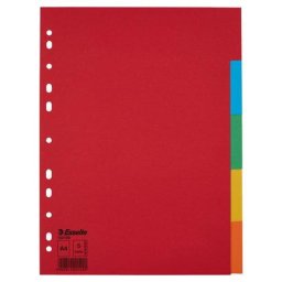 Accesorii birotica Separator carton Esselte A4 5 diviziuni