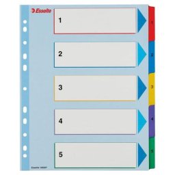 Accesorii birotica Index Esselte A4 Maxi 1-5 reinscriptibil