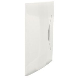 Mapa documente A4 cu elastic plastic alb 150 coli Esselte Vivida