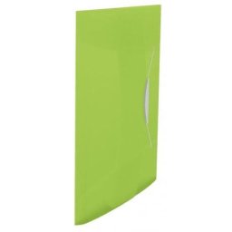 Mapa documente A4 plastic cu elastic verde 150 coli Esselte Vivida