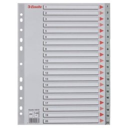 Accesorii birotica Index Esselte A4 numerotat 1-20