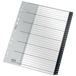 Accesorii birotica Index Leitz Recycle PP partial reciclat si reciclabil A4 1-31 negru Index Leitz Recycle PP reciclat A4 1-31 negru