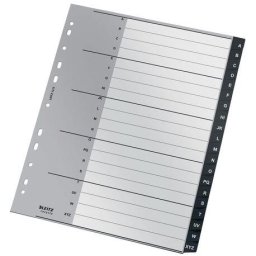 Accesorii birotica Index Leitz Recycle PP partial reciclat si reciclabil A4 A-Z negru Index Leitz Recycle PP reciclat A4 A-Z negru