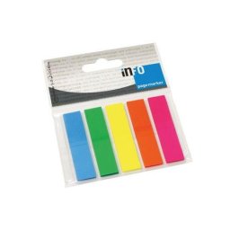 Accesorii birotica Notite adezive film Info Notes 12 x 44 mm 25 file