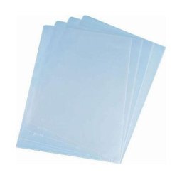 Mapa plastic Noki A4 cu doua deschideri 100/set 90 microni transparent