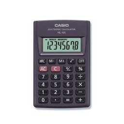 Calculator de birou Calculator de buzunar 8 digits Casio HL-4A negru