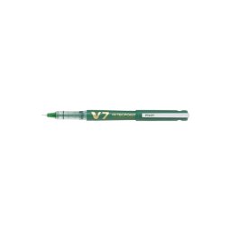 Roller cu cerneala Pilot V7 Hi-Tecpoint reincarcabil diverse culori 0.7 mm cu capac verde