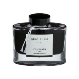 Cerneala Iroshizuku "Carbune de bambus" Pilot 50 ml negru Cerneala Pilot Iroshizuku "Carbune de bambus" 50 ml negru