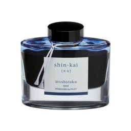 Cerneala Iroshizuku "Shiin-kai" Pilot 50 ml bleumarin Cerneala Pilot Iroshizuku "Shiin-kai" 50 ml bleumarin