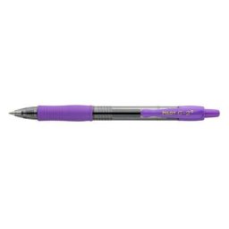Roller cu gel Pilot Begreen G-2+ diverse culori 0.7 mm cu click violet